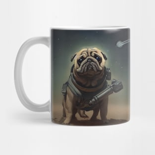 Pug with a cute eyes Mug